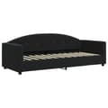 Miniatyrbillede 6 af 9: vidaXL daybed med udtræk 80x200 cm velour sort