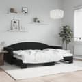 Miniatyrbillede 1 af 9: vidaXL daybed med udtræk 80x200 cm velour sort