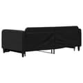 Miniatyrbillede 5 af 11: vidaXL daybed med udtræk 100x200 cm stof sort