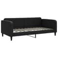 Miniatyrbillede 6 af 11: vidaXL daybed med udtræk 100x200 cm stof sort