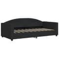 Miniatyrbillede 5 af 11: vidaXL daybed med udtræk og madras 90x190 cm stof sort
