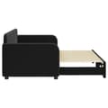 Miniatyrbillede 4 af 11: vidaXL daybed med udtræk 80x200 cm velour sort