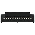 Miniatyrbillede 7 af 11: vidaXL daybed med udtræk 80x200 cm velour sort