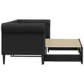 Miniatyrbillede 4 af 11: vidaXL daybed med udtræk 90x200 cm kunstlæder sort