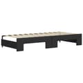 Miniatyrbillede 6 af 11: vidaXL daybed med udtræk 90x200 cm kunstlæder sort