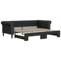 Miniatyrbillede 1 af 11: vidaXL daybed med udtræk 90x200 cm kunstlæder sort