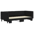 Miniatyrbillede 3 af 11: vidaXL daybed med udtræk 90x190 cm velour sort