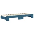 Miniatyrbillede 8 af 11: vidaXL daybed med udtræk 80x200 cm velour blå