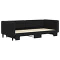 Miniatyrbillede 3 af 11: vidaXL daybed med udtræk 90x200 cm velour sort