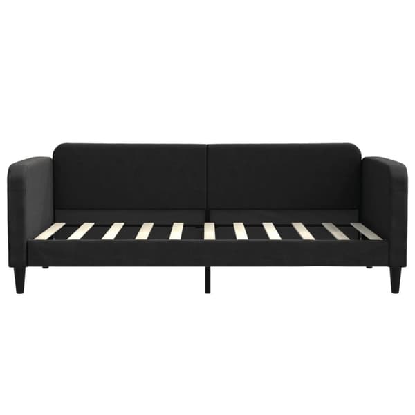 vidaXL daybed med udtræk 90x190 cm stof sort