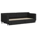 Miniatyrbillede 3 af 11: vidaXL daybed med udtræk og skuffer 80x200 cm stof sort