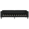 Miniatyrbillede 5 af 11: vidaXL daybed med udtræk og skuffer 80x200 cm stof sort