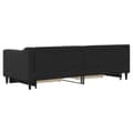 Miniatyrbillede 8 af 11: vidaXL daybed med udtræk og skuffer 80x200 cm stof sort
