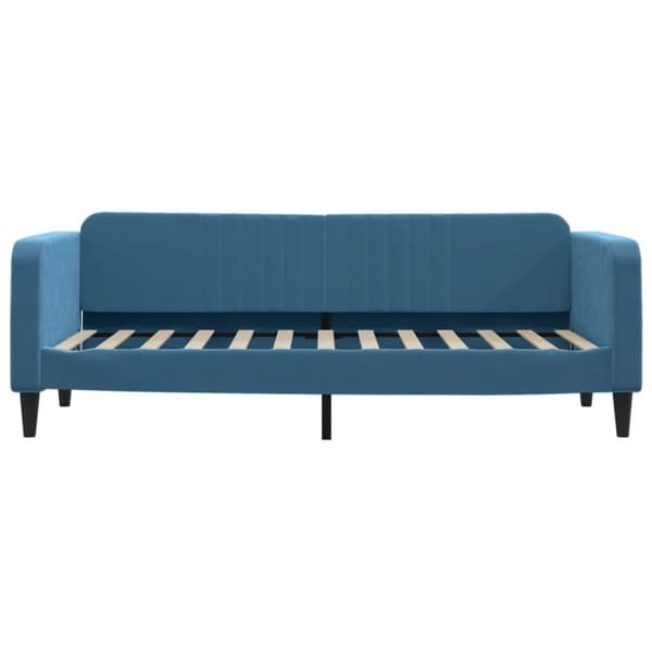 vidaXL daybed med udtræk og skuffer 80x200 cm stof blå