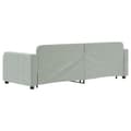 Miniatyrbillede 5 af 11: vidaXL daybed med udtræk og skuffer 80x200 cm velour lysegrå
