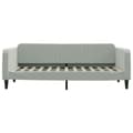 Miniatyrbillede 7 af 11: vidaXL daybed med udtræk 90x200 cm velour lysegrå