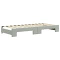 Miniatyrbillede 8 af 11: vidaXL daybed med udtræk 90x200 cm velour lysegrå