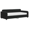 Miniatyrbillede 1 af 11: vidaXL daybed med madras 90x190 cm velour sort