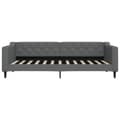 Miniatyrbillede 4 af 11: vidaXL daybed med madras 90x200 cm stof mørkegrå