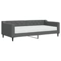 Miniatyrbillede 1 af 11: vidaXL daybed med madras 90x200 cm stof mørkegrå