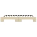 Miniatyrbillede 9 af 11: vidaXL daybed med udtræk 80x200 cm stof cremefarvet