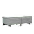 Miniatyrbillede 5 af 11: vidaXL daybed med udtræk 90x190 cm velour lysegrå