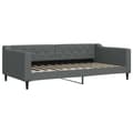 Miniatyrbillede 3 af 11: vidaXL daybed med madras 100x200 cm stof mørkegrå