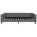 Miniatyrbillede 4 af 11: vidaXL daybed med madras 100x200 cm stof mørkegrå