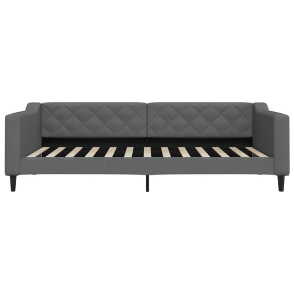 vidaXL daybed med madras 100x200 cm stof mørkegrå