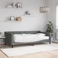 Miniatyrbillede 2 af 11: vidaXL daybed med madras 100x200 cm stof mørkegrå