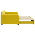 Miniatyrbillede 4 af 11: vidaXL daybed med udtræk 90x200 cm velour gul