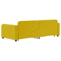 Miniatyrbillede 5 af 11: vidaXL daybed med udtræk 90x200 cm velour gul