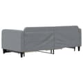 Miniatyrbillede 5 af 11: vidaXL daybed med udtræk og skuffer 90x200 cm stof lysegrå