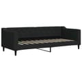 Miniatyrbillede 4 af 11: vidaXL daybed med udtræk 80x200 cm stof sort