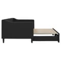 Miniatyrbillede 8 af 11: vidaXL daybed med udtræk 80x200 cm stof sort