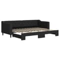 Miniatyrbillede 1 af 11: vidaXL daybed med udtræk 80x200 cm stof sort