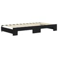 Miniatyrbillede 6 af 11: vidaXL daybed med udtræk 100x200 cm velour sort