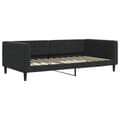 Miniatyrbillede 8 af 11: vidaXL daybed med udtræk 100x200 cm velour sort