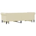 Miniatyrbillede 5 af 11: vidaXL daybed med udtræk 90x200 cm kunstlæder cremefarvet