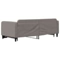 Miniatyrbillede 5 af 11: vidaXL Dagbädd utdragbar taupe 90x200 cm tyg