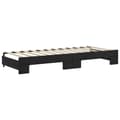 Miniatyrbillede 5 af 11: vidaXL daybed med udtræk og madras 80x200 cm velour sort
