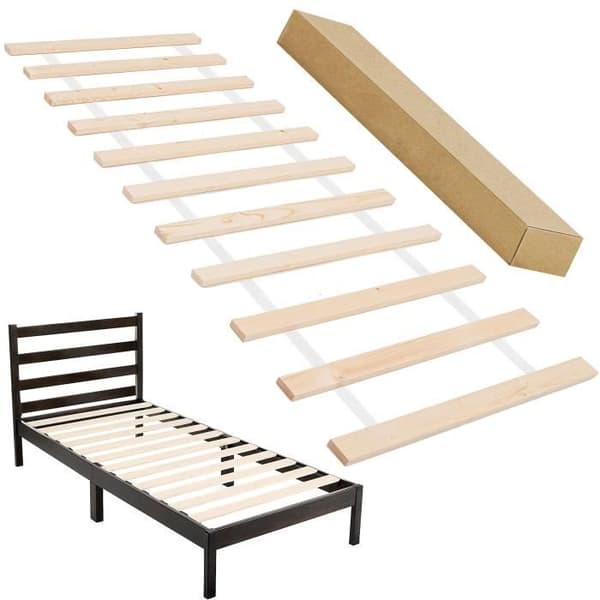 Springos® lamellbotten för madrass 120 x 200 cm - Trä - 11 lameller