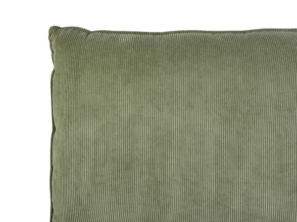 Seng Grøn Fløjl 160 x 200 cm Moderne Dobbeltseng Stof To Mands Seng Lav Sengeramme Minimalistisk Design