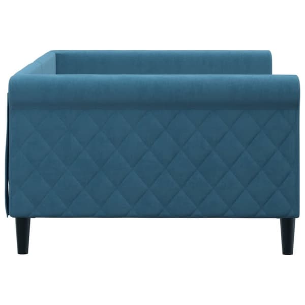 vidaXL daybed 100x200 cm velour blå
