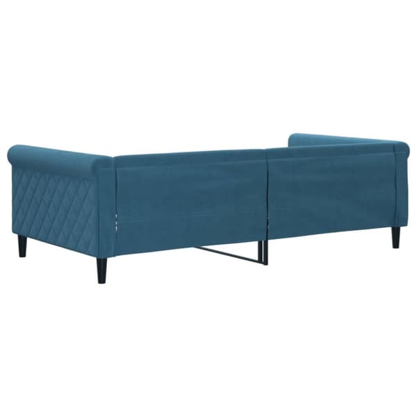 vidaXL daybed 100x200 cm velour blå