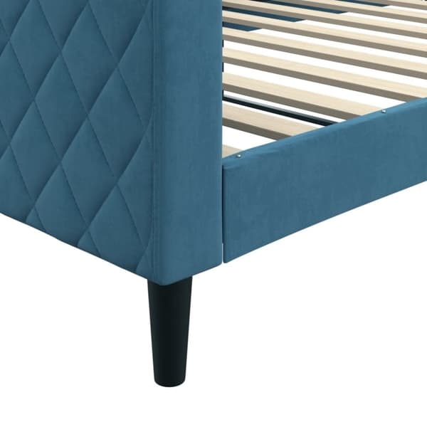 vidaXL daybed 100x200 cm velour blå