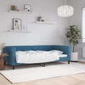 Miniatyrbillede 1 af 8: vidaXL daybed 100x200 cm velour blå