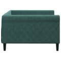 Miniatyrbillede 3 af 8: vidaXL daybed 100x200 cm velour mørkegrøn