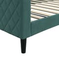 Miniatyrbillede 5 af 8: vidaXL daybed 100x200 cm velour mørkegrøn