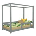 Miniatyrbild 1 av 4: BUNKY barnhyttsäng 120 x 180 salviagrön